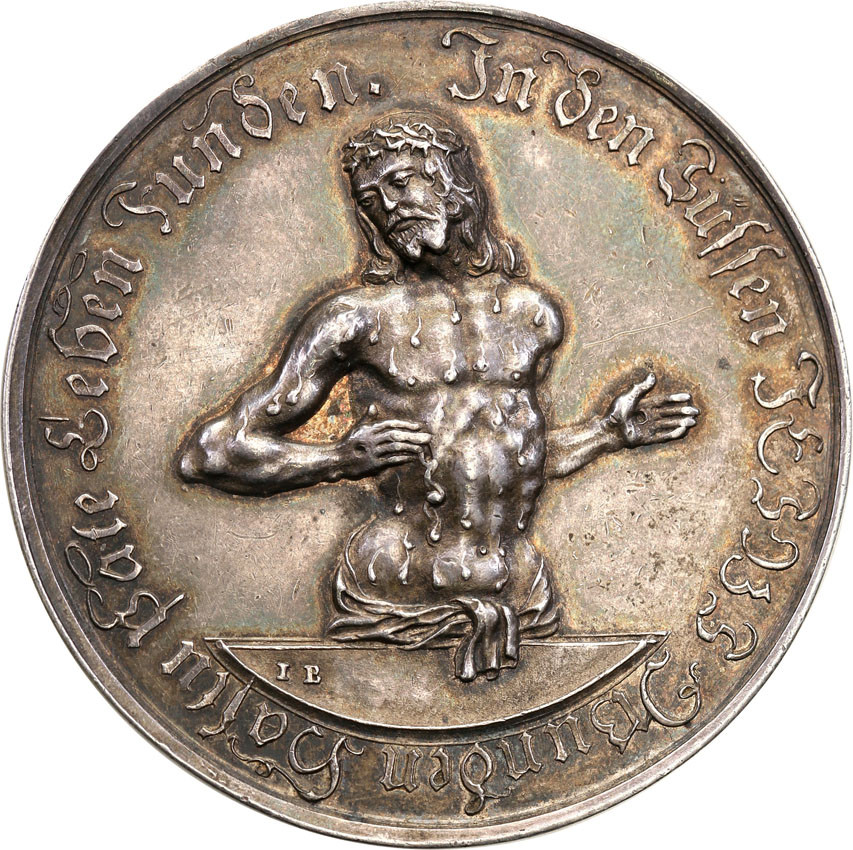 Polska. Śląsk, Medal na chrzest bez daty J. Buchheim, Wrocław, srebro